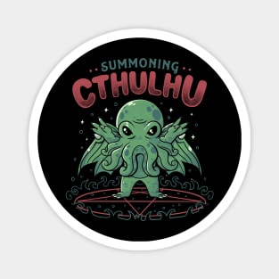 Summoning Cthulhu Cool Horror Gift Magnet